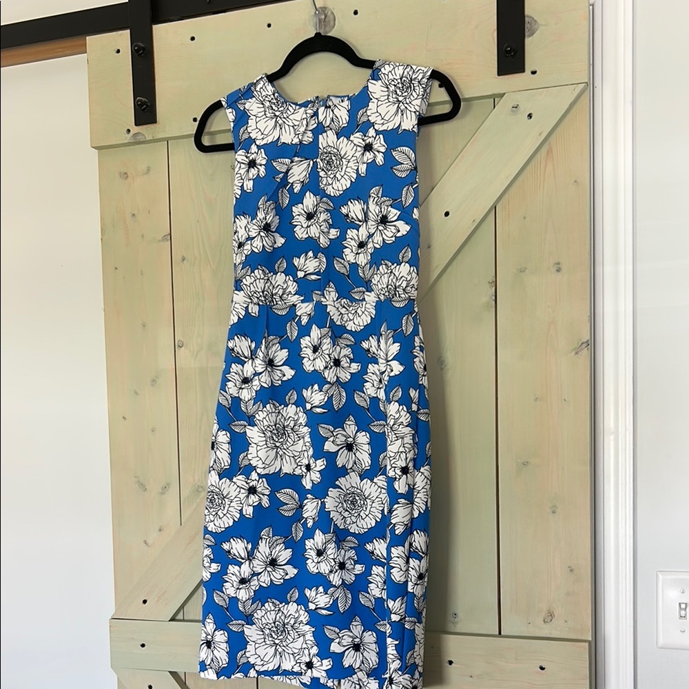 Banana Republic Blue Sheath Midi Dress for Weddings
